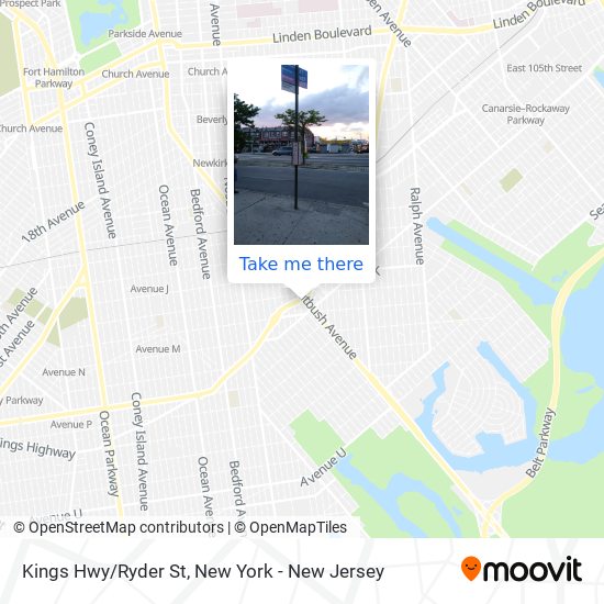 Mapa de Kings Hwy/Ryder St
