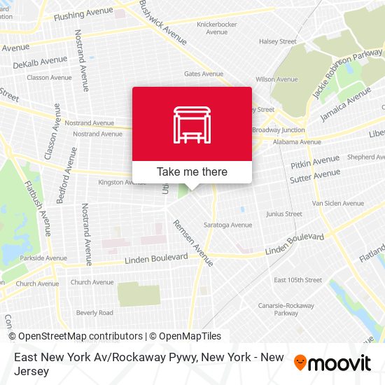 East New York Av/Rockaway Pywy map