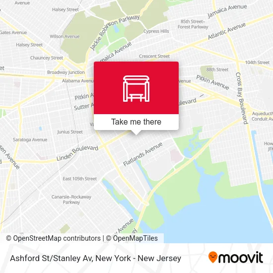 Mapa de Ashford St/Stanley Av