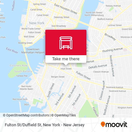 Mapa de Fulton St/Duffield St