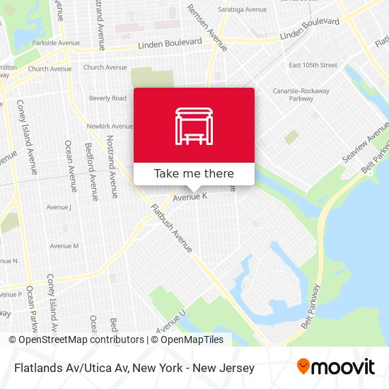 Mapa de Flatlands Av/Utica Av