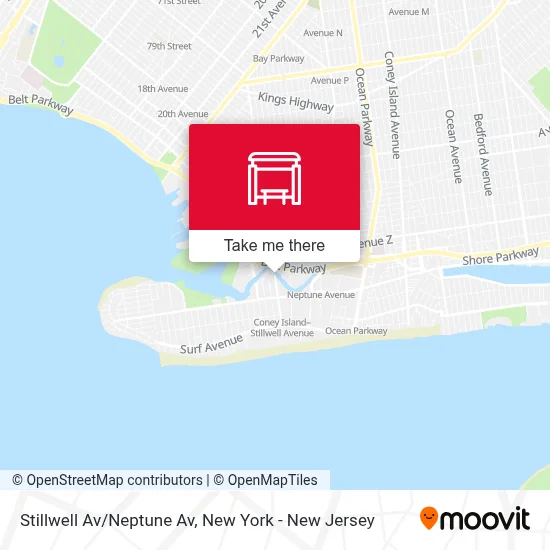 Stillwell Av/Neptune Av map