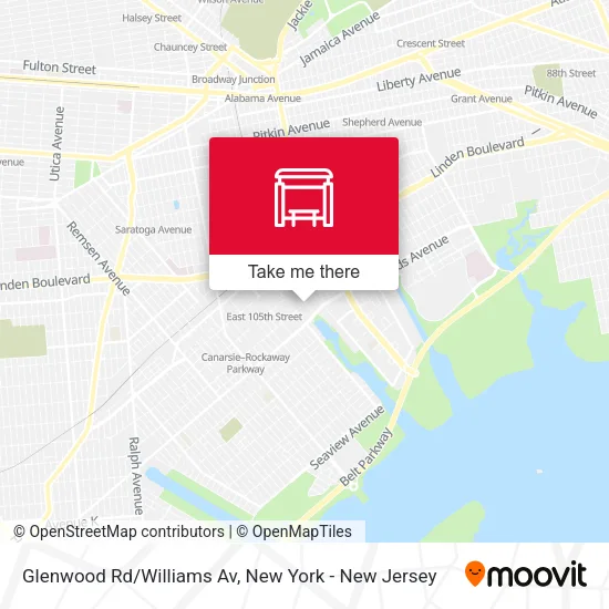 Mapa de Glenwood Rd/Williams Av