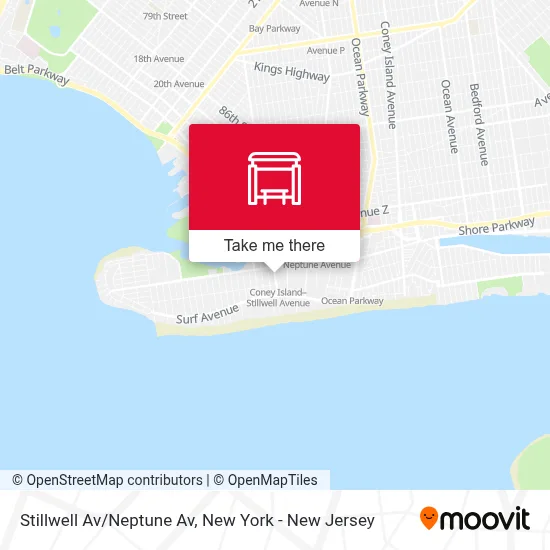 Stillwell Av/Neptune Av map