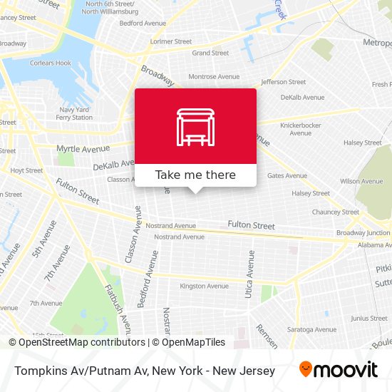 Mapa de Tompkins Av/Putnam Av