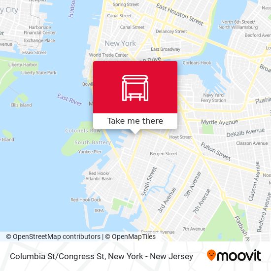 Mapa de Columbia St/Congress St