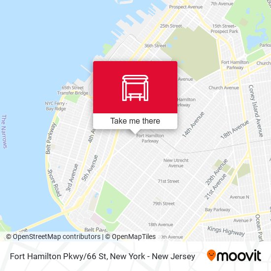 Mapa de Fort Hamilton Pkwy/66 St