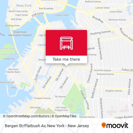 Mapa de Bergen St/Flatbush Av