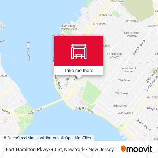 Mapa de Fort Hamilton Pkwy/90 St