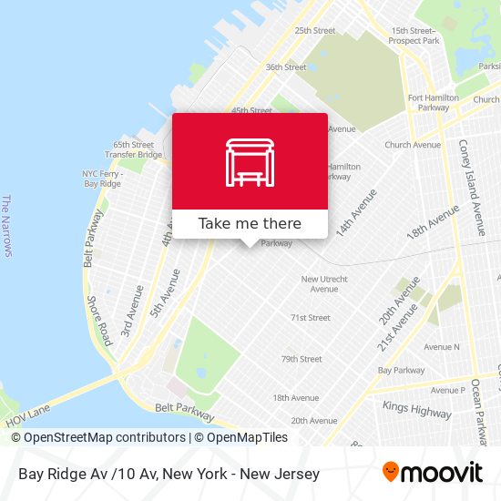 Mapa de Bay Ridge Av /10 Av