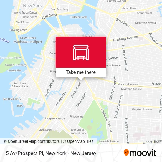 5 Av/Prospect Pl map