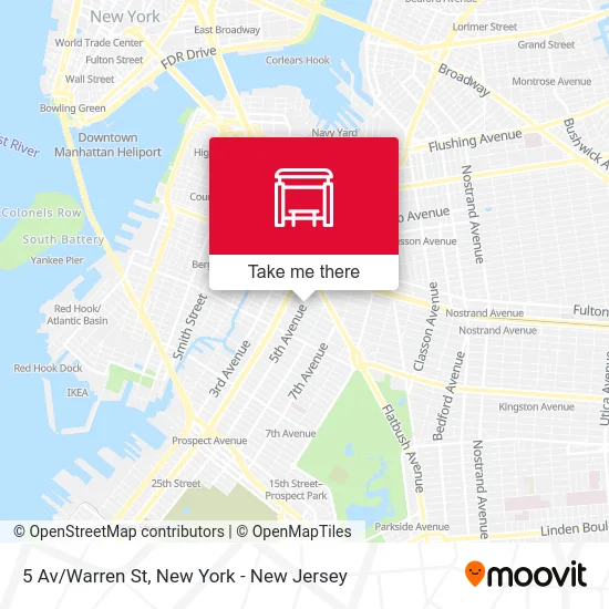 5 Av/Warren St map