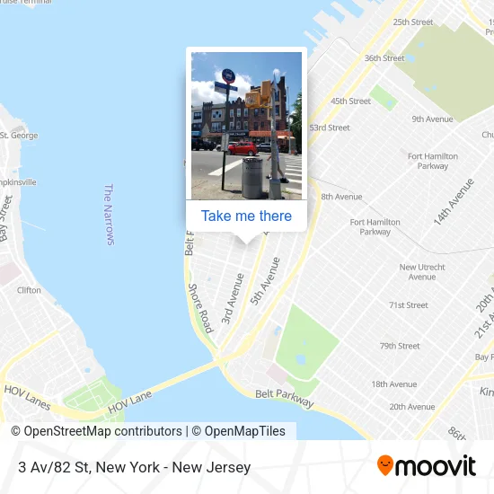 3 Av/82 St map