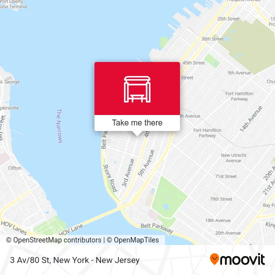 3 Av/80 St map