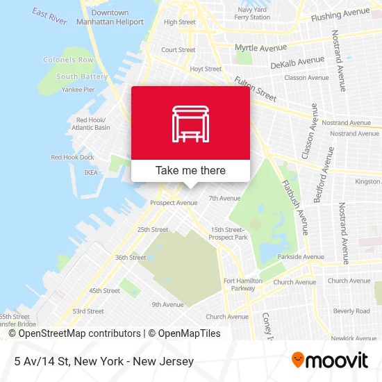 5 Av/14 St map