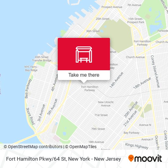 Mapa de Fort Hamilton Pkwy/64 St