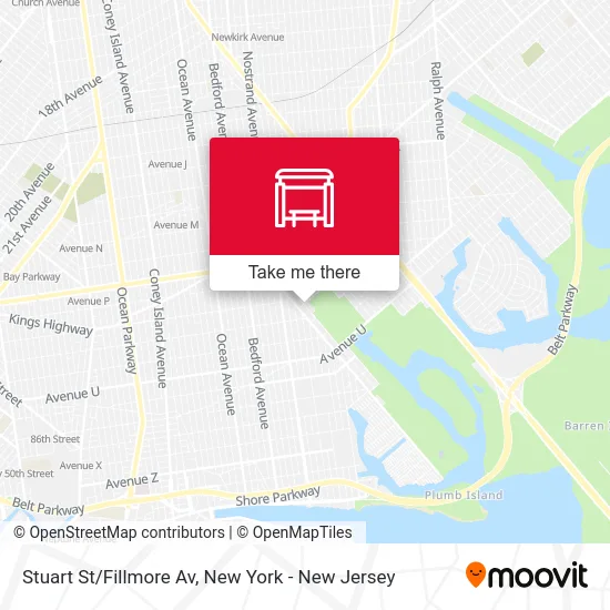 Stuart St/Fillmore Av map