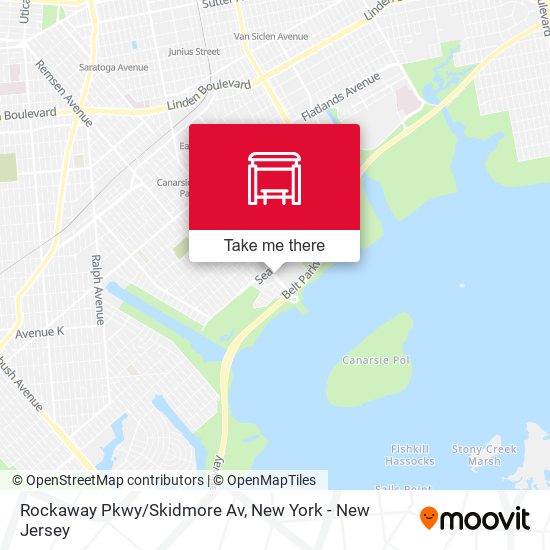 Mapa de Rockaway Pkwy/Skidmore Av