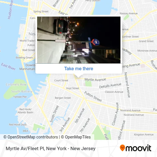 Myrtle Av/Fleet Pl map