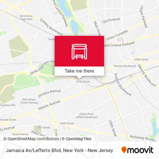 Jamaica Av/Lefferts Blvd map