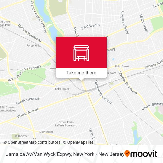 Mapa de Jamaica Av/Van Wyck Expwy