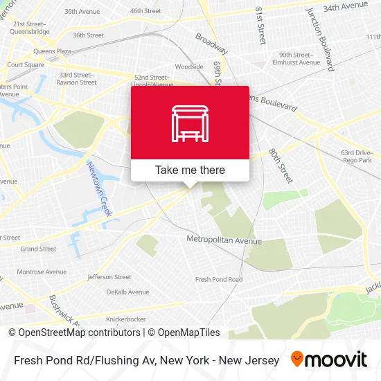Fresh Pond Rd/Flushing Av map