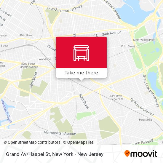 Mapa de Grand Av/Haspel St