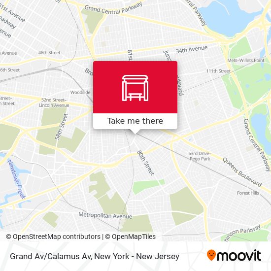 Mapa de Grand Av/Calamus Av