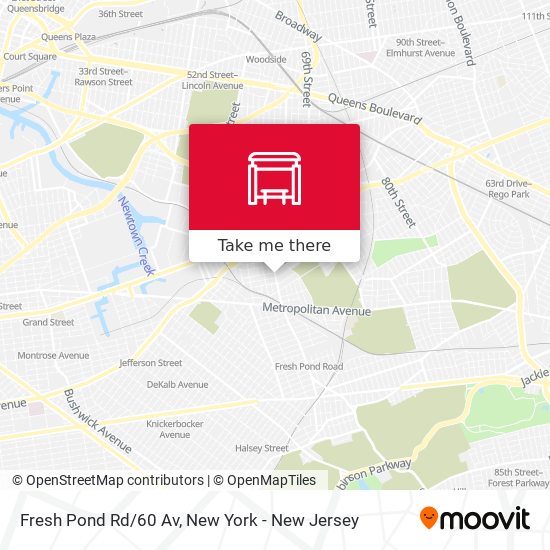 Fresh Pond Rd/60 Av map