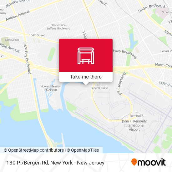 Mapa de 130 Pl/Bergen Rd