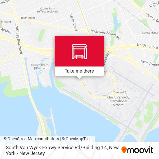 Mapa de South Van Wyck Expwy Service Rd / Building 14