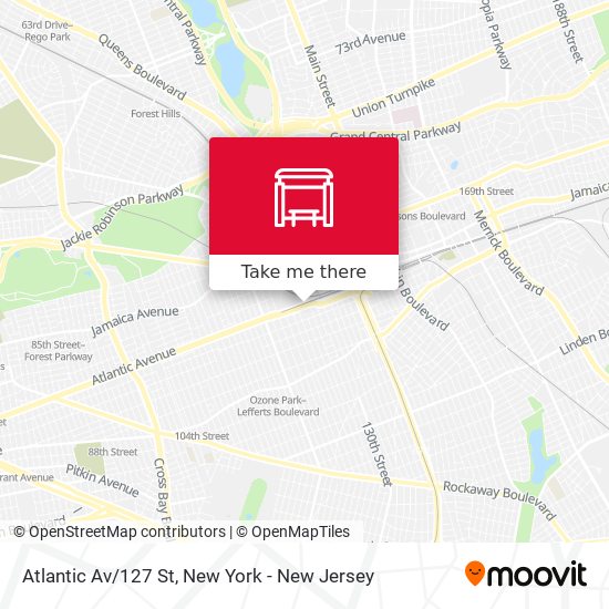 Mapa de Atlantic Av/127 St