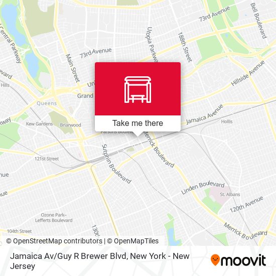 Jamaica Av/Guy R Brewer Blvd map