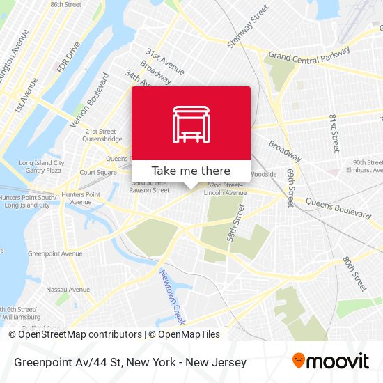 Mapa de Greenpoint Av/44 St