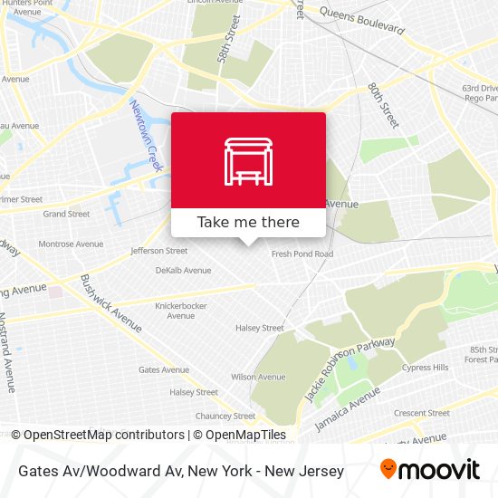 Mapa de Gates Av/Woodward Av