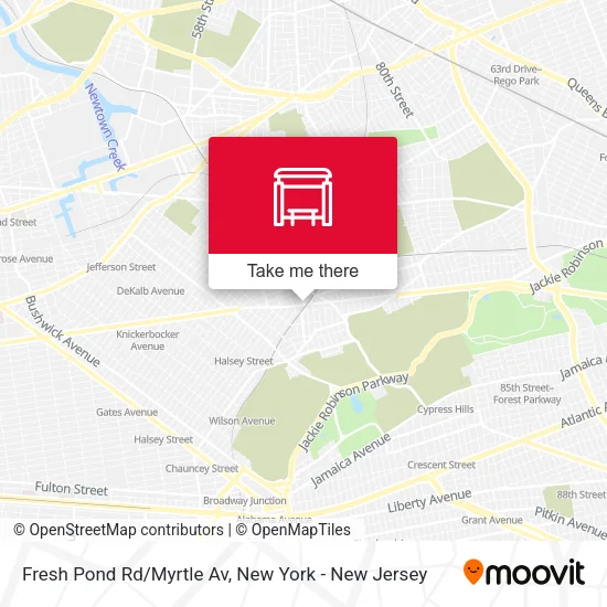 Fresh Pond Rd/Myrtle Av map