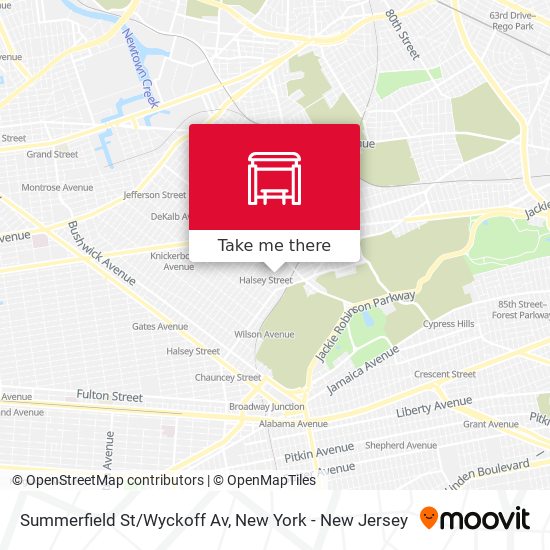 Summerfield St/Wyckoff Av map