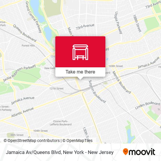 Jamaica Av/Queens Blvd map