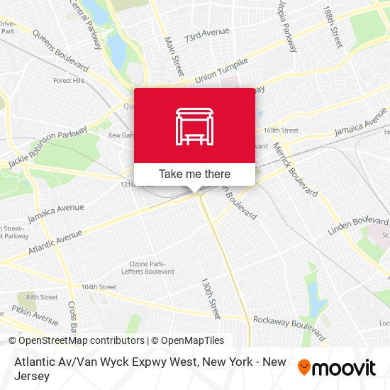 Mapa de Atlantic Av / Van Wyck Expwy West
