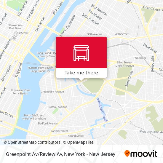 Mapa de Greenpoint Av/Review Av