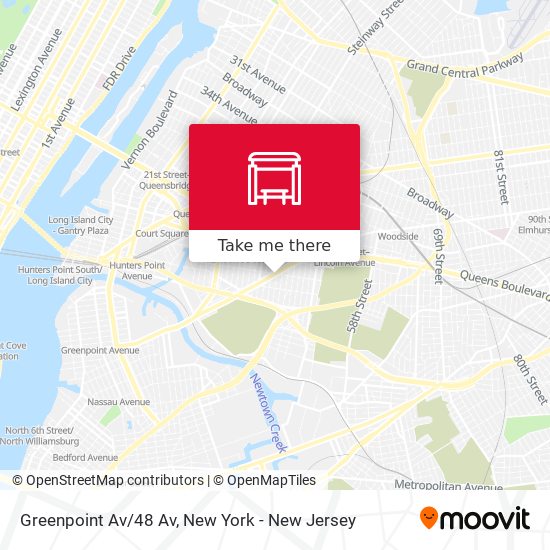 Mapa de Greenpoint Av/48 Av