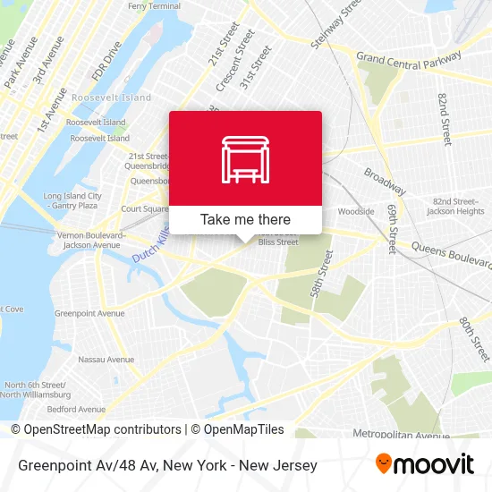 Greenpoint Av/48 Av map