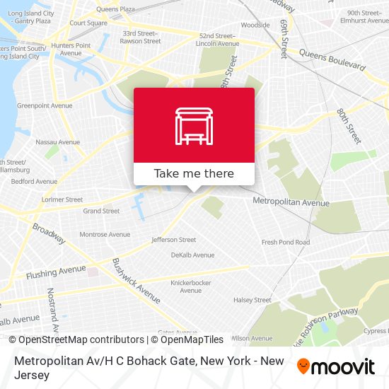 Metropolitan Av / H C Bohack Gate map