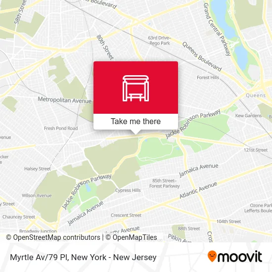 Myrtle Av/79 Pl map