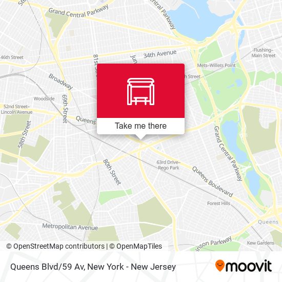 Queens Blvd/59 Av map