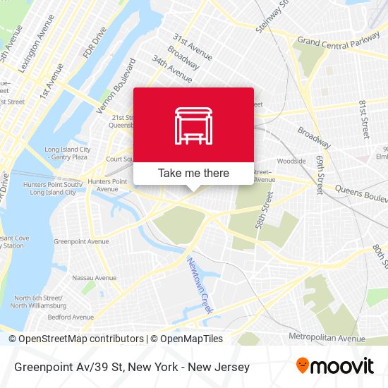 Mapa de Greenpoint Av/39 St