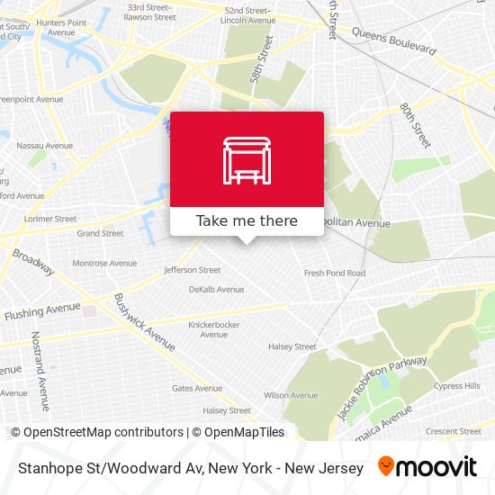 Mapa de Stanhope St/Woodward Av
