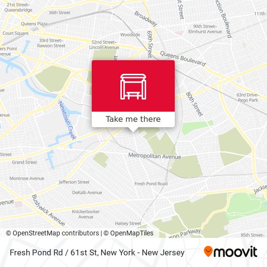 Mapa de Fresh Pond Rd / 61st St