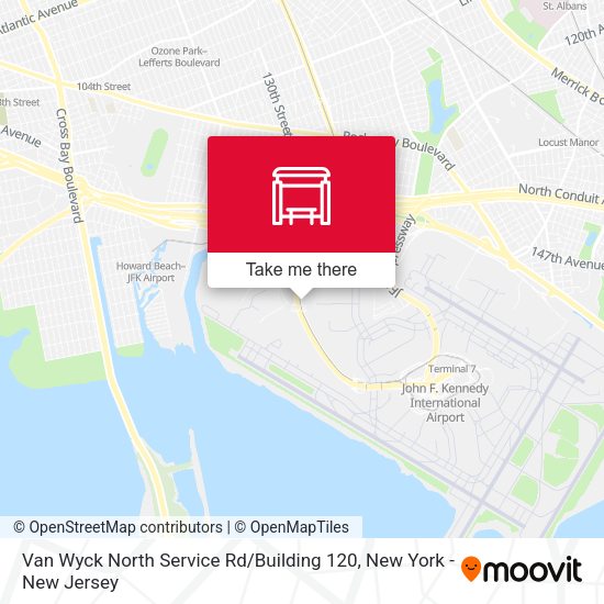 Van Wyck North Service Rd / Building 120 map