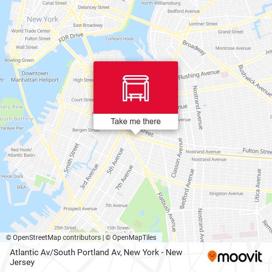 Mapa de Atlantic Av/South Portland Av